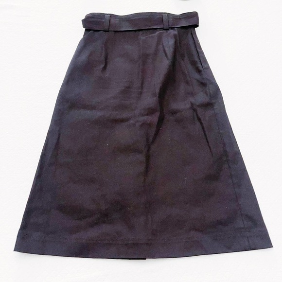 & Other Stories A Line Skirt Silver Accented belt sz4 - Picture 4 of 7